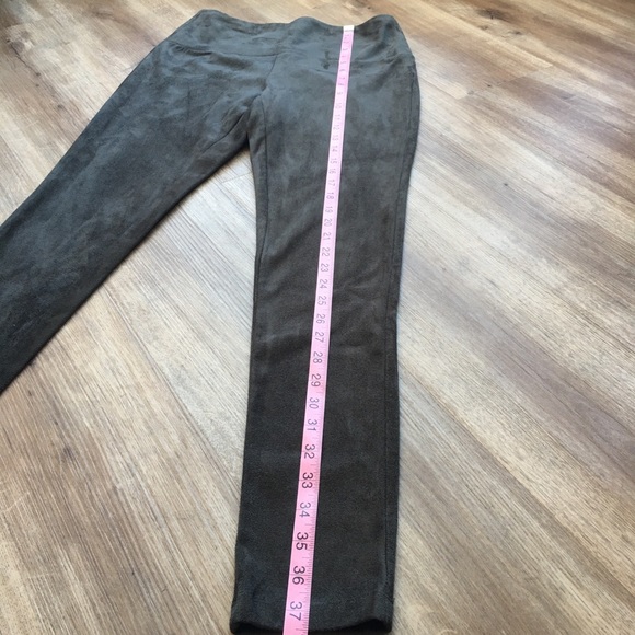 J. McLaughlin Lori Faux Suede Pants Olive XS - Picture 6 of 13